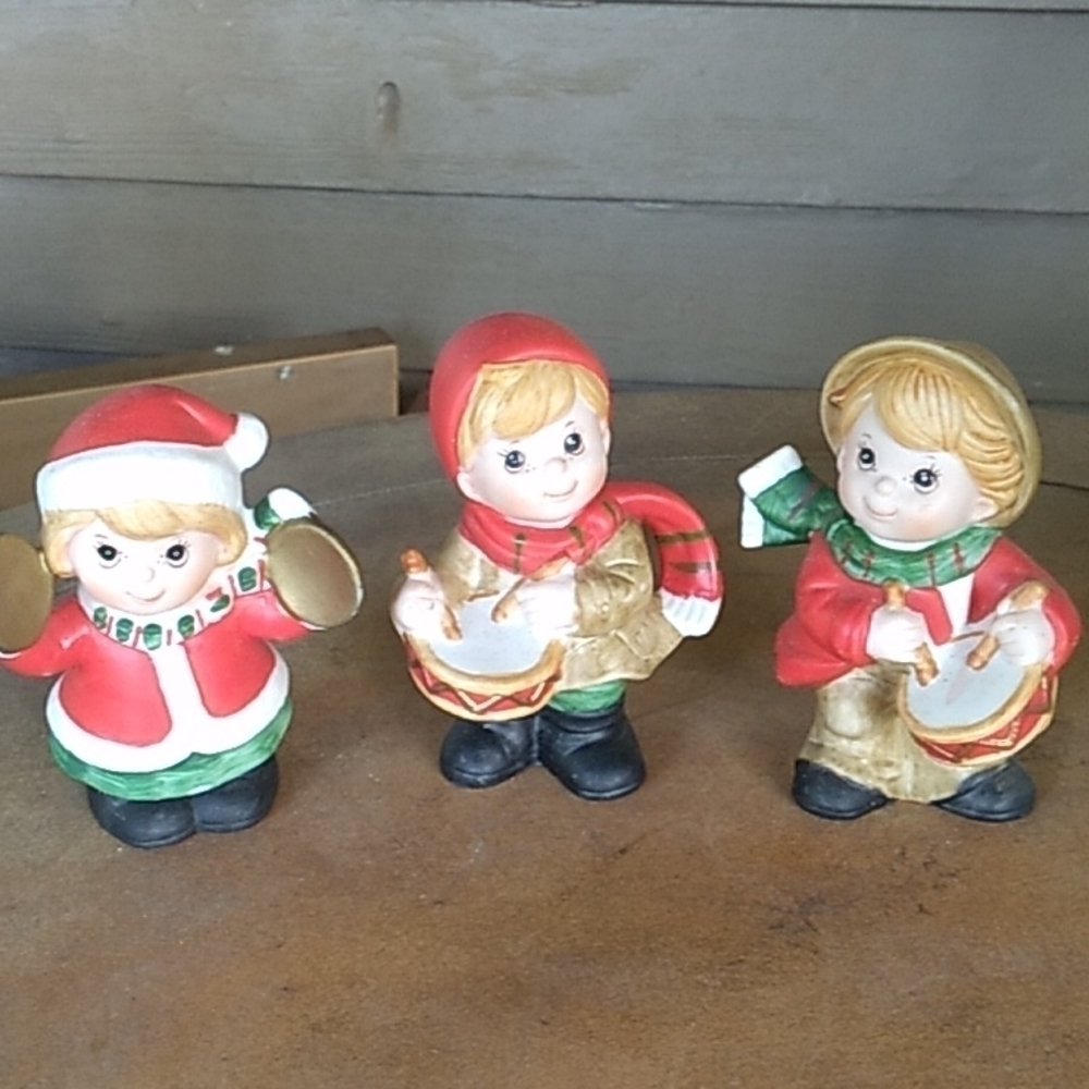 Vintage 1980s Homco Home Interiors Christmas carolers
